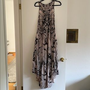 Free People Voile La Mar Maxi Hi lo Printed Dress